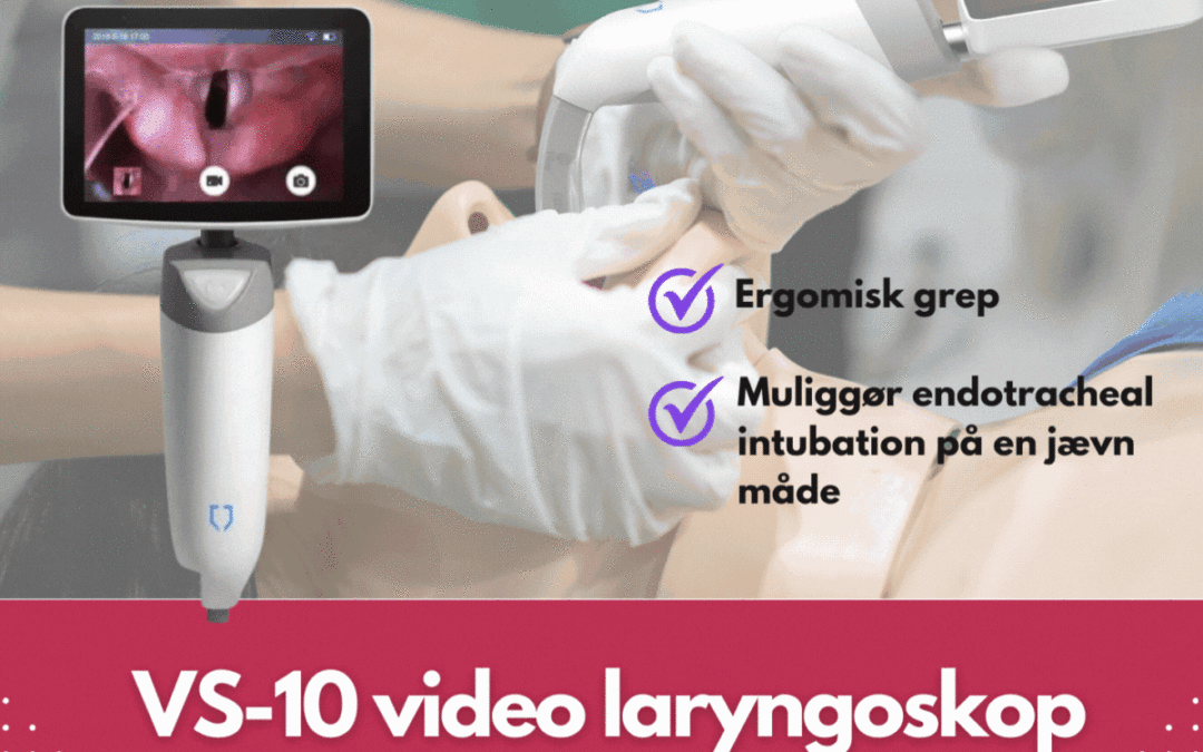 Ergonomisk designet videolaryngoskop