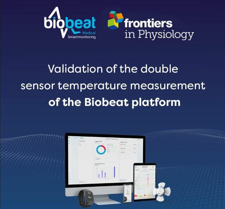 Pålidelig temperaturmåling med avanceret dobbelt sensorteknologi fra Biobeat